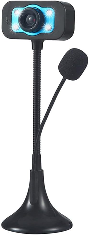 2.0 Webcam Camera Web Cam Mic LED Desktop Computer PC Video Microphone Night Vision