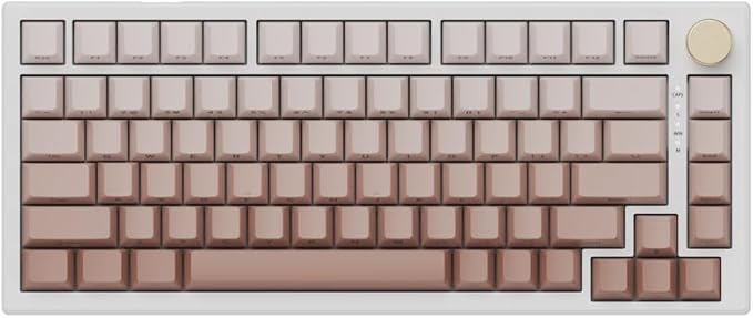 VGN Gaming Keyboard A75 Magnetic Keyboards Gradient Pink Rapid Trigger Compatible Actuation Points 0.004-0.16 inches (0.1-4.0 mm) English Layout 75% Layout PBT Key Cap Domestic Genuine