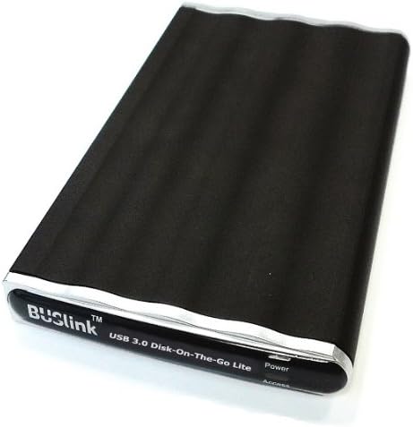 BUSlink 7200RPM USB 3.0 Disk-On-The-Go External Slim Portable 2.5 Hard Drive with Backup Software (1TB)