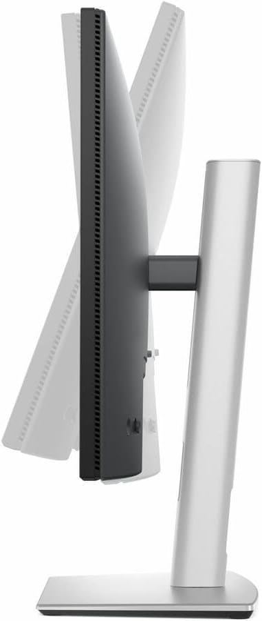 Dell P2425DE 24 QHD Monitor 100Hz 1500:1 Contrast Ratio 99% sRGB Anti-Glare USB C HDMI USB-A VGA DisplayPort RJ45 Ethernet Port Height Tilt Swivel Pivot Silver