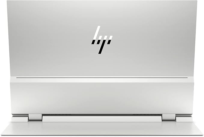 HP EliteDisplay E14 G4 FHD (1920 x 1080) Portable Monitor Travel Variation with 2 USB Type-C Keys to Go Keyboard Pebble Bluetooth Mouse Compatible with iPhone iPad &amp MacBook