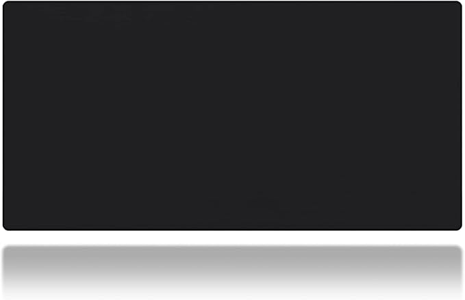 Gamer Boss - Gaming Mouse Pad - 36 x 17 Inches - 4mm Thick with Stitched Edges Non-Slip Rubber Base Premium Cloth Mousepad Desk Mat for Laptop Keyboard Computer &amp PC (Extended Plus Black)