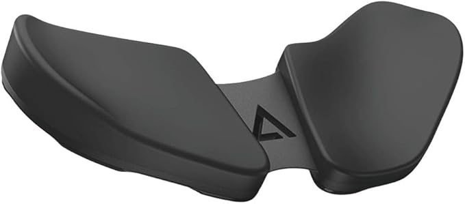 DELTAHUB Carpio 2.0 - Left-Handed Truly Ergonomic Wrist Rest for Mouse Carpal Tunnel Support Pain Relief Anti-Fatigue Easy Glide Sleek Office Computer Laptop Gaming - Large Black