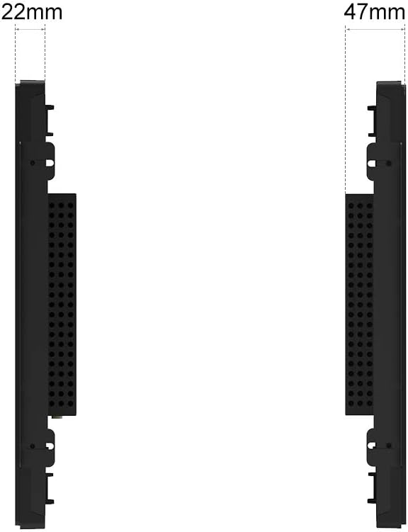 GreenTouch 18.5 Industrial Touch Monitor Open Frame HDMI/VGA/DVI Interface Built-in Speakers Capacitive Touch Screen Technology
