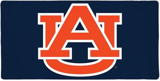 Auburn University Tigers Primary Logo Large Gaming Mouse Pad Desk Mat with Stitched Edges Non-Slip Base for Gamer Home and Office 31.5 x 15.7