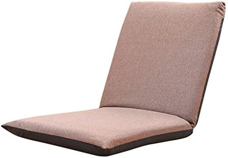 Floor Chair Floor Chair Meditation Chair Multi-Directional Adjustment Folding Floor Chair Removable and Washable Lazy Sofa for Bedroom Living Room (Color : Beige Size : Large)