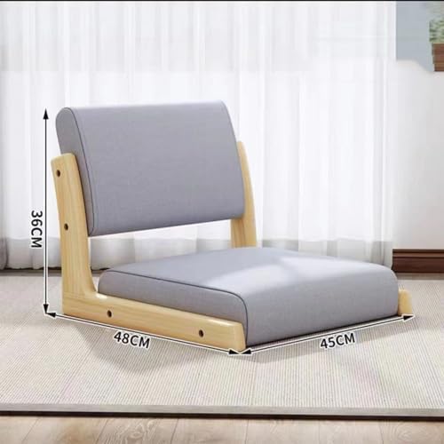 BTZHY Floor Chair Tatami Chair Accent Furniture Meditation Floor Chair Living Room Chair Floor seat Portable Japanese Legless Chair Lazy Sofa for Bay Window Meditation Reading