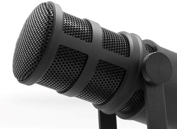 YTM-165D Dynamic XLR Podcast Microphone with Mid-Range Boost Low-Cut Filter and High Sensitivity – Ideal for Vocal Clarity in Live Streaming Recording and Broadcasting