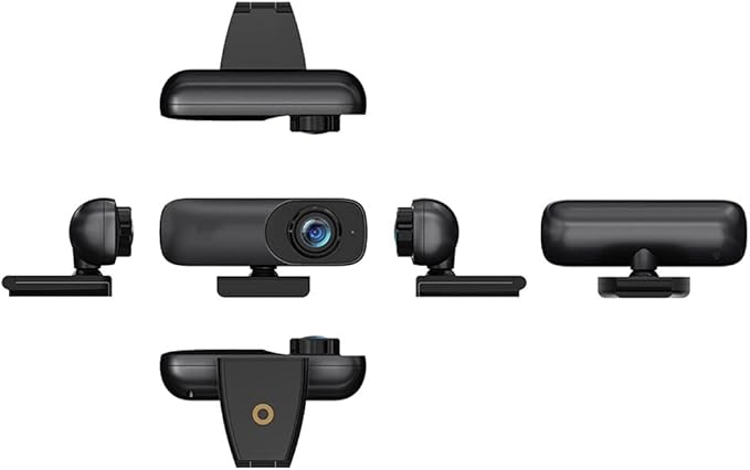 Webcam 4K UHD 3840 * 2160P Web Cam 800W Pixels Computer Camera 120° Wide Angle Microphone