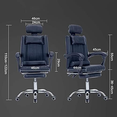 Computer Chair Office Chair Gaming Chair Desk Chair Recliner Chair High Back Computer Swivel Chair Ergonomic S-Shaped Curve Design with Headrest with Footrest Computer Chair Home Office Desk Chairs