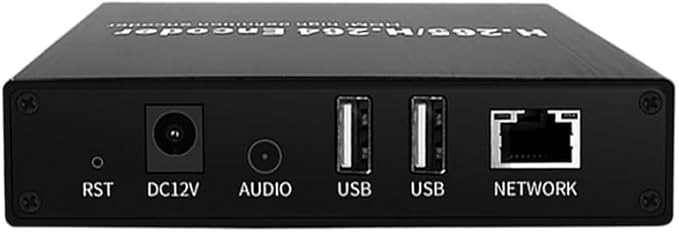 EXVIST H.265 1080P HDMI Video Encoder/Decoder USB2.0 for 1080P Webcam RTSP Video Decoder Compatible with ONV/HK Live Stream Network Decoder for YouTube Facebook Wowza Twitch