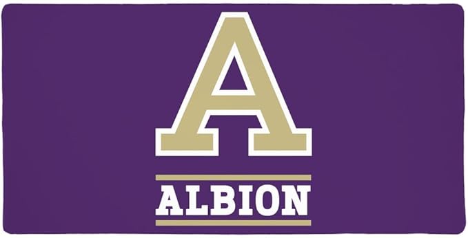 Albion College Britons Primary Logo Large Gaming Mouse Pad Desk Mat with Stitched Edges Non-Slip Base for Gamer Home and Office 31.5 x 15.7