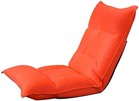 BTZHY Floor Chair Floor Chair Folding Sofa 6-Speed Adjustment Computer Chair on Single Bed Removable and Washable Lazy Leisure Sofa for Balcony Bedroom (Color : Green)
