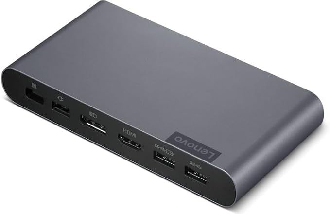 Lenovo Docking Station USB-C Universal Business Dock Dual Display: Includes USB-C Cable + Power Adapter + Zoomspeed Display Port Cable + Zoomspeed HDMI Cable + AOM Cleaning Cloth