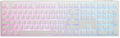 Ducky One 3 Pure White Hotswap RGB Mechanical Keyboard (Cherry MX Red)