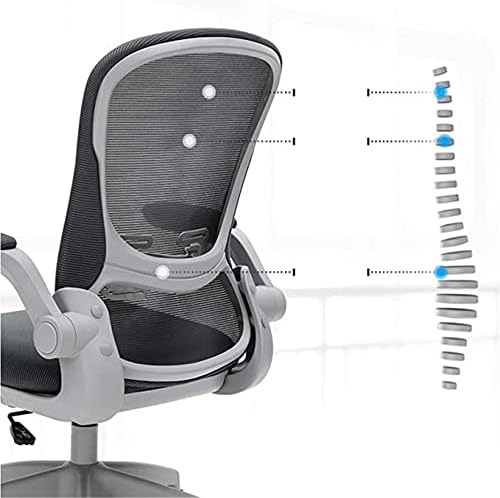 Office Chair Ergonomic Table and Chair Computer Chair Student Learning Swivel Chair Backrest Work Chair Office Chair Game Chair Chair (Color : Gray Size : One Size) Needed
