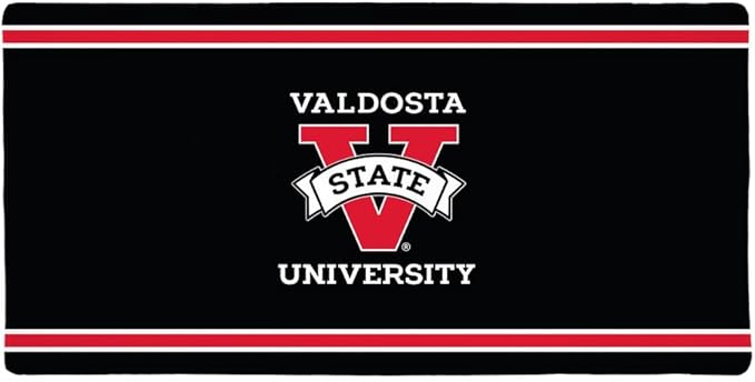 Valdosta State Blazers Primary Logo Stripes Large Gaming Mouse Pad Desk Mat with Stitched Edges Non-Slip Base for Gamer Home and Office 31.5 x 15.7