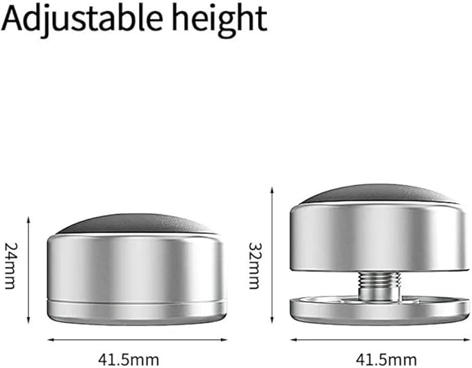 Laptop Stand Aluminum Portable Laptop Cooler Ball Stand Adjustable Invisible Laptop Cooling Foot Pad Desk Accessories