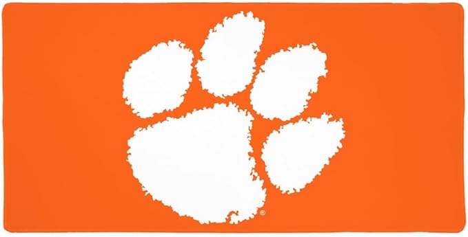 Clemson University Tigers Primary Logo Large Gaming Mouse Pad Desk Mat with Stitched Edges Non-Slip Base for Gamer Home and Office 31.5 x 15.7