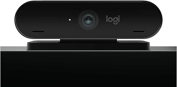 Logitech Logi 4K Pro Magnetic Webcam for Pro Display XDR Video Calling Conferencing Recording Zoom and Microsoft Teams Ultra HD Pro Streaming Web Camera (Renewed) Black