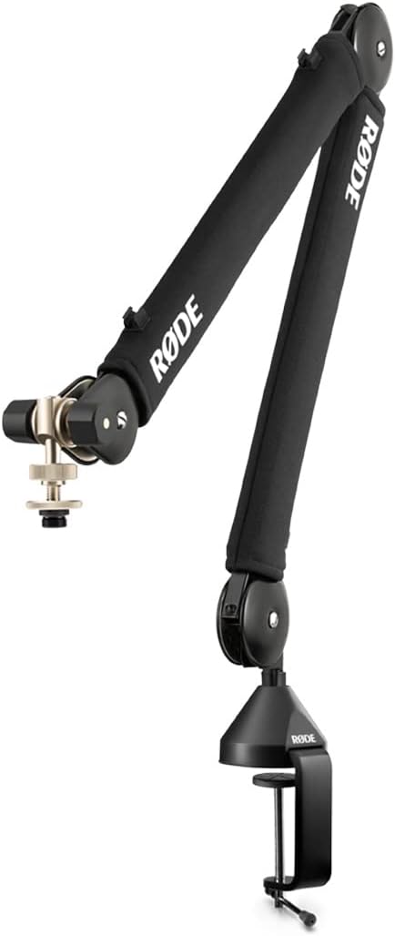 Rode Podcaster USB Mic and PSA1+ Studio Arm with Cable Management Black