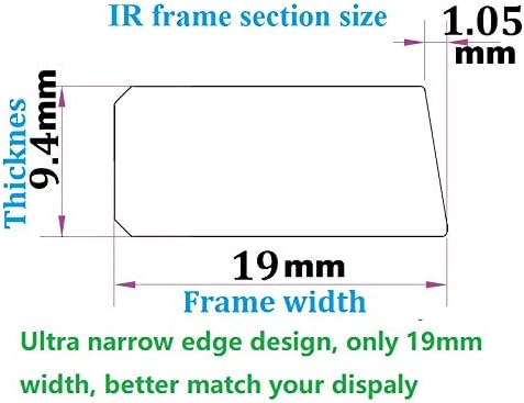 32 Inch Interactive 10 Points Infrared IR Touch Screen Overlay Frame Free Driver