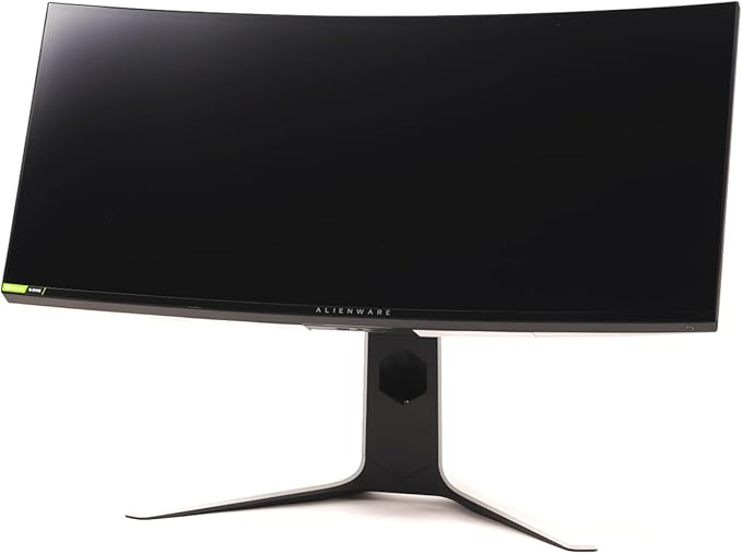 Alienware 120Hz UltraWide Gaming 34 Inch Curved Monitor with WQHD (3440 x 1440) Anti-Glare Display 2ms Response Time Nvidia G-Sync Lunar Light - AW3420DW