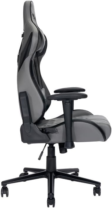 Maykoosh Gaming Chair XL Ergonomic - Adjustable Height Recline &amp Memory Foam - Grey