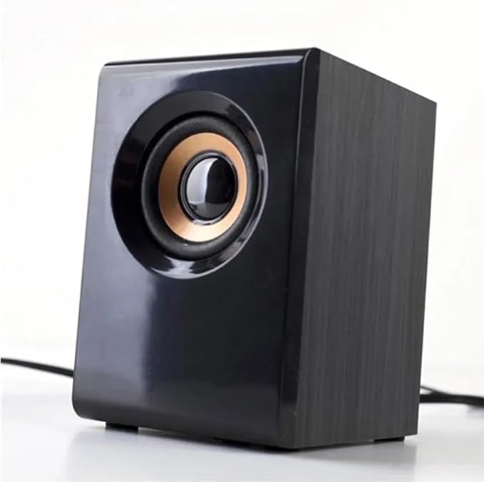 Desktop Computer Notebook Wooden Small Speaker USB2.0 Audio Speakers