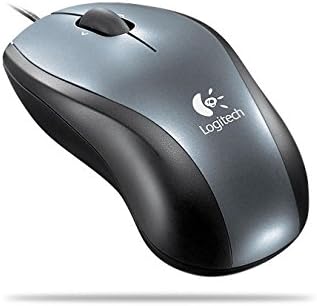 Logitech V100 3-Button USB Optical Mouse w/Tilt Wheel Plus Zoom Technology (Black/Dark Gray)