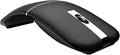WFB Bluetooth Wireless Mouse for Laptop Foldable Arc 180° Rotating Silent Click Portable Curved Computer Mice for Home Office Travel(Black)