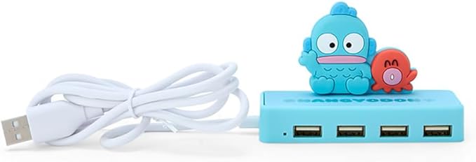Sanrio 327514 Sanrio Slim USB Hub Hangyodon Half Fish HANGYODON 2.4 x 3.7 x 1.2 inches (6 x 9.5 x 3 cm) Character
