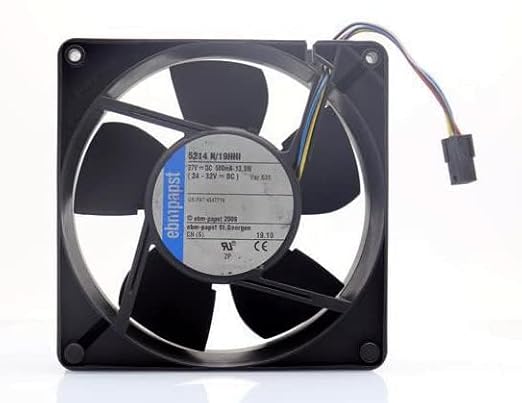 High-Performance 5214N/9HHI 27V 550mA 13.5W Cooling Fan - 127×38mm Replacement Fan for Laptops and Electronics