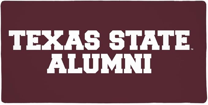 Texas State Alumni Large Gaming Mouse Pad Desk Mat with Stitched Edges Non-Slip Base for Gamer Home and Office 31.5 x 15.7