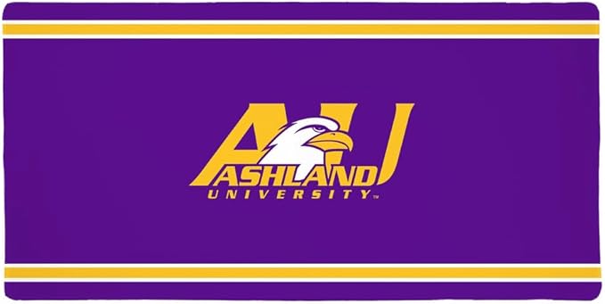 Ashland University Eagles Primary Logo Stripes Large Gaming Mouse Pad Desk Mat with Stitched Edges Non-Slip Base for Gamer Home and Office 31.5 x 15.7