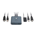 IOGEAR 2-Port HDMI KVM Switch with Cables – USB &amp HDMI Connections – Control 2 Computers with One Monitor Keyboard &amp Mouse – Plug &amp Play – 1080p/1920x1200 – Windows Mac Linux — GCS32HU