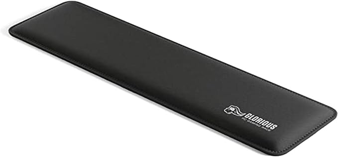 Glorious Gaming Wrist Pad/Rest - Slim TENKEYLESS - Black - Mechanical KeyboardsStitched EdgesErgonomic | 14x4 inches/(0.7in/17mm) Thick (GSW-87) Slim TENKEYLESS (Black)