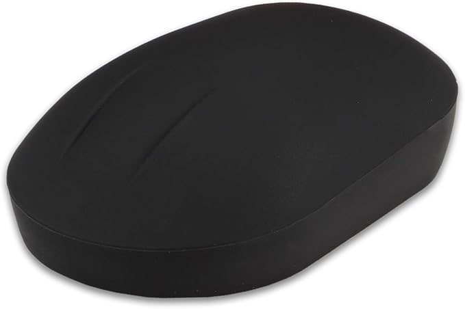 PUREKEYS Medical Mouse Touch Scroll Wireless Black for Hospital Dentist Cleanroom Laboratory and Industrial. Easy to Clean Hygienic Flat and Flexible Silicone