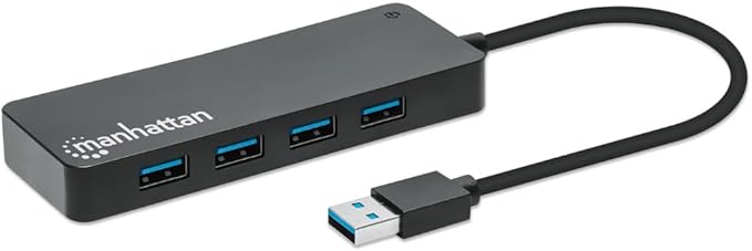 Manhattan 7-Port USB Hub A Male A Female 5Gbps Black