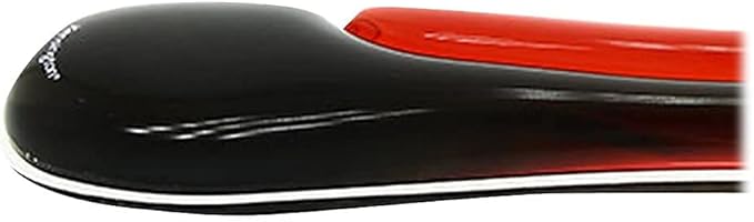 Kensington Keyboard Wrist Rest - Ergonomic Duo Gel Wrist Rest Compatible with Full Length/Gaming Keyboards for Comfort When at Computer Laptop Office PC Home - Red/Black (62398)