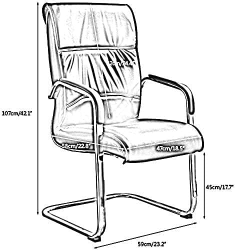 Office Chair Swivel Desk Chair Gaming Chair Computer Chairs Computer Chair Leather Office Desk Chair Double Cushion Video Game Chairs Bow Foot Ergonomic Computer Chiar For Office Meeting Room ( Color