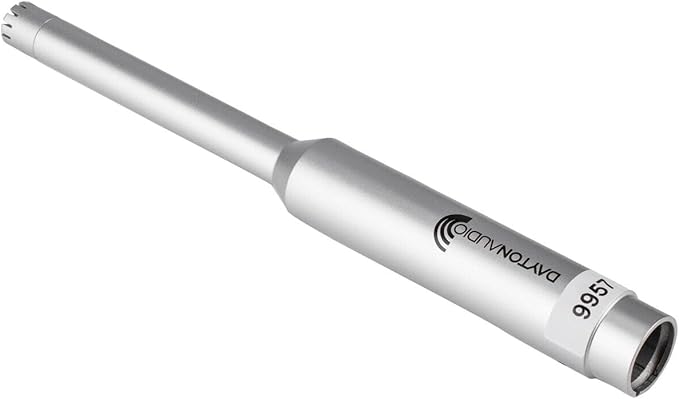 Dayton Audio EMM-6 Precision Omnidirectional Electret Condenser Microphone for Room Acoustic Analyzers and Audio Measurement Systems Calibration Data File with Response Graph Included