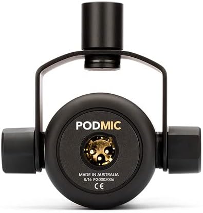 Rode PodMic Dynamic Podcasting Microphones (Pair) with Rode DS1 Microphone Desk Stands TH-02 Studio Podcast Headphones XLR Cables and StreamEye Polishing Cloth