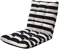 ELEFOCUS Foldable Meditation Chair Removable and Washable Small Apartment Folding Sofa 5 Speed Adjustment(Stripe)