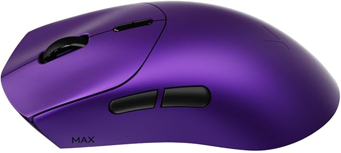 Rapoo VT MAX Lightweight Wireless Gaming Mouse PAW3950 Ultimate Sensor750H Battery Life 8K Polling 45K DPI Dual-Mode 2.4G/USB-C Esports Grade Performance Mouse for PC/Mac (VT7 MAX Purple)