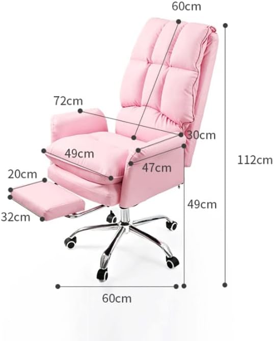 Office Chair Gaming Chair Computer Chair Office Computer Chair Comfortable Soft Gamer Chair PU Leather Chair Rotating Recliner with Footrest