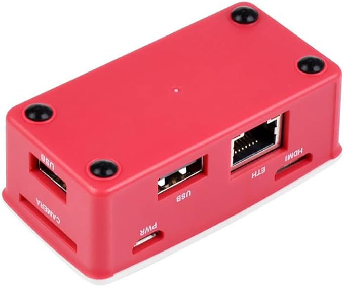 Ethernet/USB HUB Box Supports Raspberry Pi Zero Series with ETH/USB HUB HAT (B) Expansion Board Inside Includes 3X USB 2.0 Ports1x RJ45 Ethernet Port