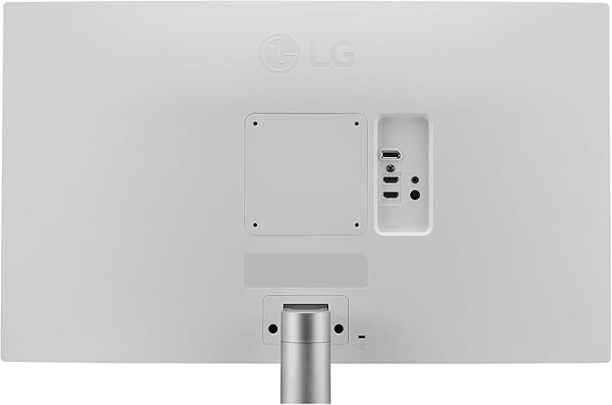 LG 27UP600K 27 Ultrafine 4K UHD IPS Display 3840x2160 DCI-P3 95% VESA DisplayHDR 400 Reading Mode Flicker-Proof HDMI DisplayPort White
