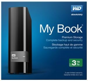 WD 3TB My Book Desktop External Hard Drive - USB 3.0 - WDBFJK0030HBK-NESN