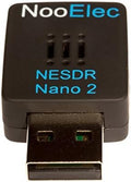 NESDR Nano 2 - Tiny Black RTL-SDR USB Set (RTL2832U R820T2) with MCX Antenna. Software Defined Radio DVB-T and ADS-B Compatible ESD Safe